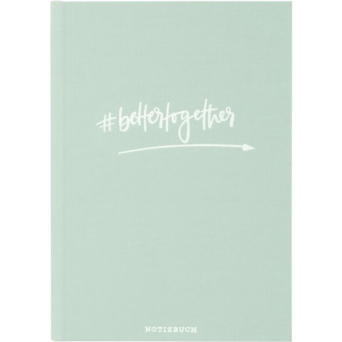 Notebook A5 #bettertogether aqua 200 sides