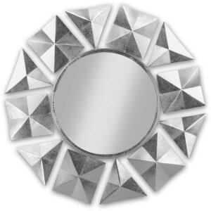 Agios Wall mirror 64.5 cm silver