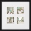 Stockholm 3D wooden frame gallery 4 photos 10x10 cm black