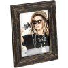 Lou wooden photo frame 15x20 cm black