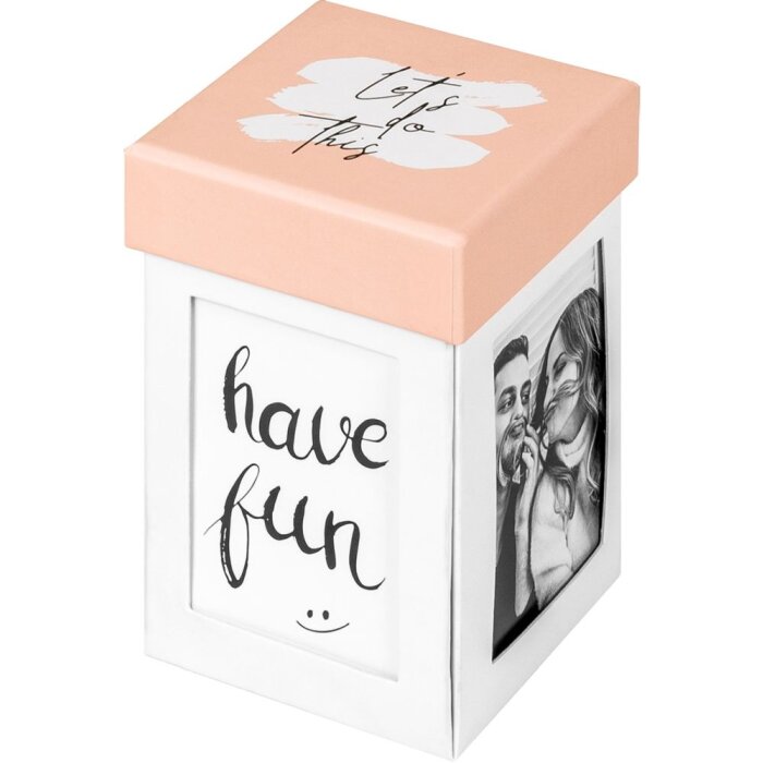 Photo gift box Surprise Explosion Box white