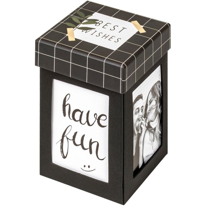 Photo gift box Surprise Explosion Box black