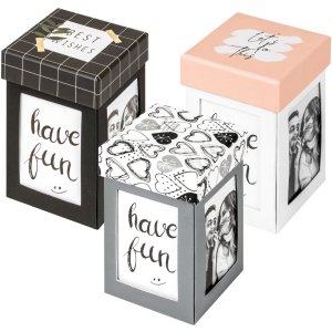 Photo gift box Surprise Explosion Box grey