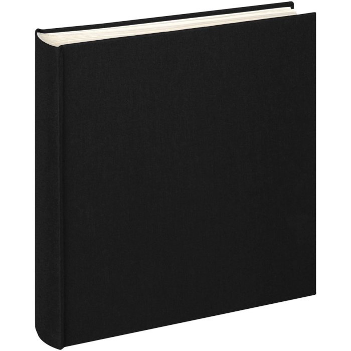 Walther Jumbo photo album Cloth black 30x30 cm 100 white sides