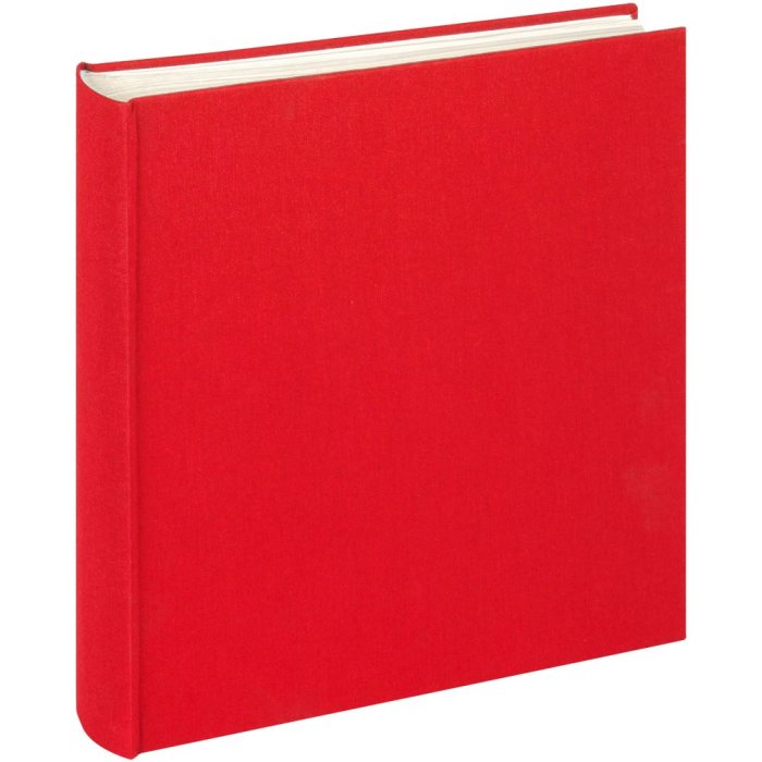 Jumbo photo album Cloth 30x30 cm red