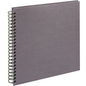 Spiral album Cloth anthracite 30x30 cm