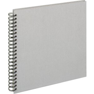 Walther Spiral album Cloth grey 30x30 cm 50 white sides