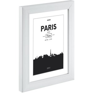 Plastic frame Paris 40x50 cm white