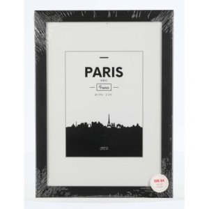 Plastic frame Paris 21x30 cm black