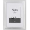 Plastic frame Paris 21x30 cm silver