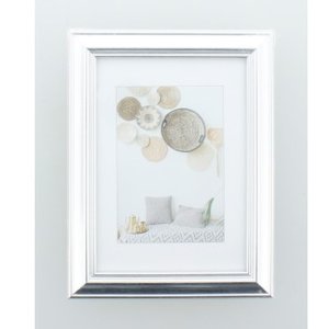 Lobby plastic frame 13x18 cm silver