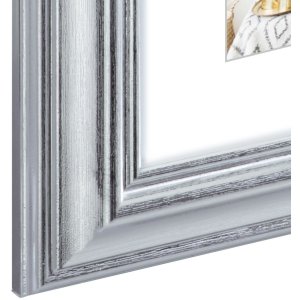 Lobby plastic frame 15x20 cm silver