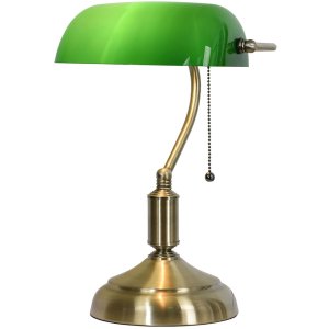 Desk light green 27x17x41 cm E27-max 1x60W LumiLamp 5LL-5104