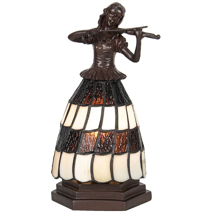 Table lamp Tiffany woman 13x13x26 cm E14-max 1x25W LumiLamp 5LL-6047