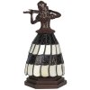 Table lamp Tiffany woman 13x13x26 cm E14-max 1x25W LumiLamp 5LL-6047