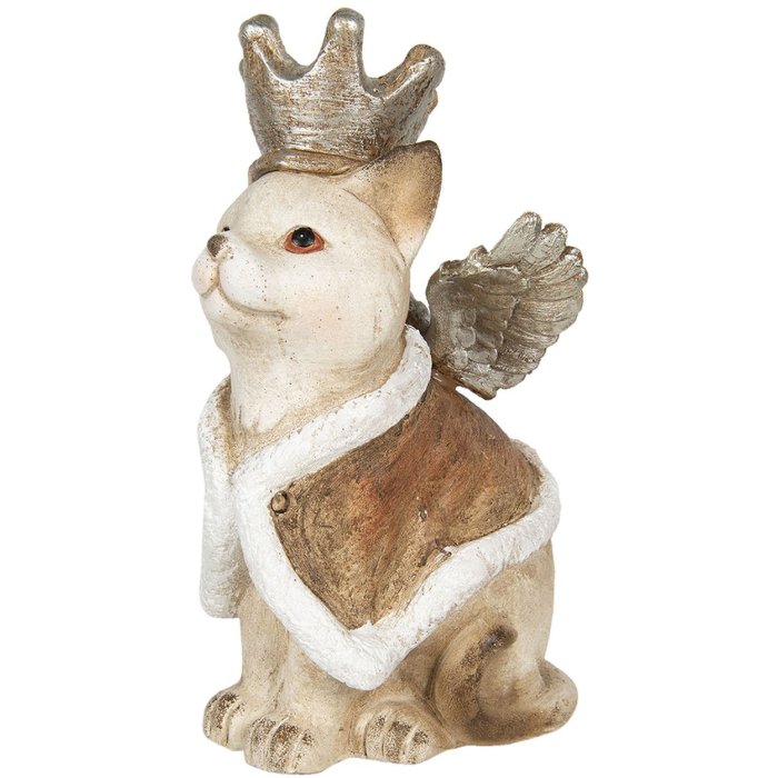 Decoration cat with wings 34x21x37 cm Clayre & Eef 6CE1134