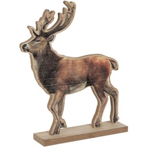 Decoration reindeer 22x5x26 cm Clayre & Eef 6H1899