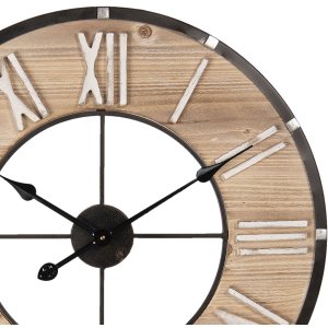 Clock Ø 60x4 cm - 1xAA Clayre & Eef 6KL0623