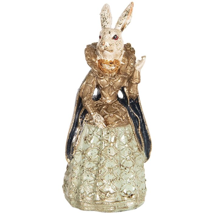 Decoration rabbit  5x4x11 cm Clayre & Eef 6PR2525