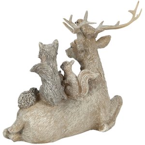 Decoration animals 18x8x16 cm Clayre & Eef 6PR2745