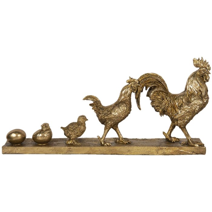 Decoration rooster 59x10x27 cm Clayre & Eef 6PR2816