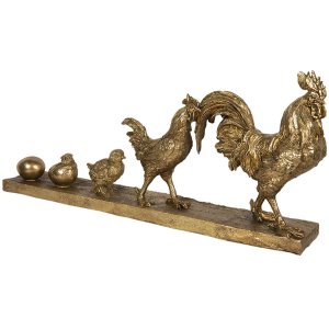 Decoration rooster 59x10x27 cm Clayre & Eef 6PR2816