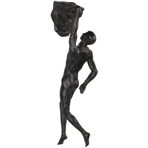 Wall decoration climbing man 9x9x32 cm Clayre & Eef...