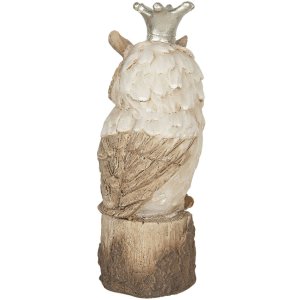 Decoration owl 12x9x25 cm Clayre & Eef 6PR2968