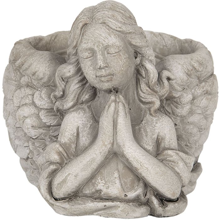 Flowerpot angel 16x13x12 cm Clayre & Eef 6TE0282S