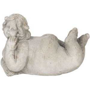 Decoration female lying 17x9x12 cm Clayre & Eef 6TE0284