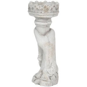 Candlestick 12x10x27 cm Clayre & Eef 6TE0285S