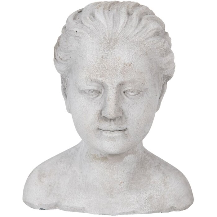 Statue head woman 17x16x20 cm Clayre & Eef 6TE0288