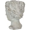 Statue head woman 12x11x17 cm Clayre & Eef 6TE0293