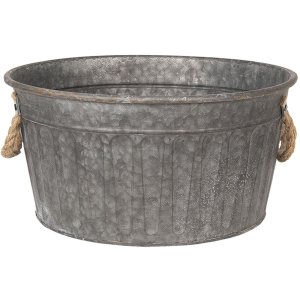 Decoration iron basin (2 pcs) Ø 35x17 - Ø...