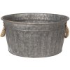 Decoration iron basin (2 pcs) Ø 35x17 - Ø 27x15 cm Clayre & Eef 6Y3735