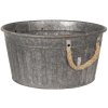 Decoration iron basin (2 pcs) Ø 35x17 - Ø 27x15 cm Clayre & Eef 6Y3735