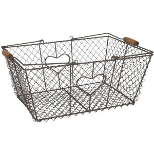 Iron basket 38x28x16 cm Clayre & Eef 6Y3758