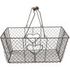 Iron basket 38x28x16 cm Clayre & Eef 6Y3758