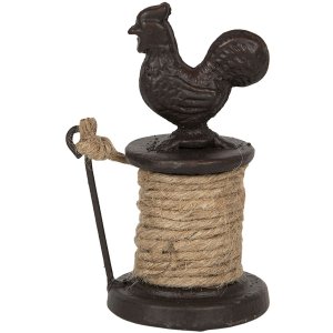 String holder rooster 9x7x13 cm Clayre & Eef 6Y3804