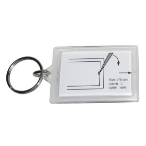 key fob for 1 picture - acrylic