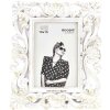 Accent portrait frame Fiore 10x15 cm white-gold