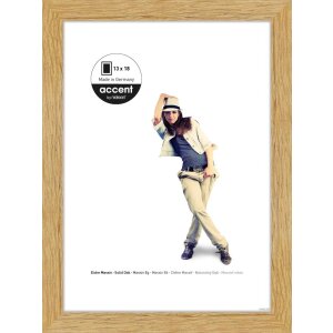 Accent solid wood frame Scandic 13x18 cm oak