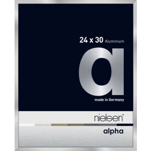 Nielsen aluminium picture frame Alpha TCSC 24x30 cm silver