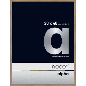 Nielsen aluminium picture frame Alpha TCSC 30x40 cm oak