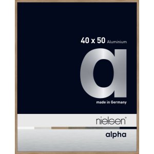 Nielsen aluminium picture frame Alpha TCSC 40x50 cm oak