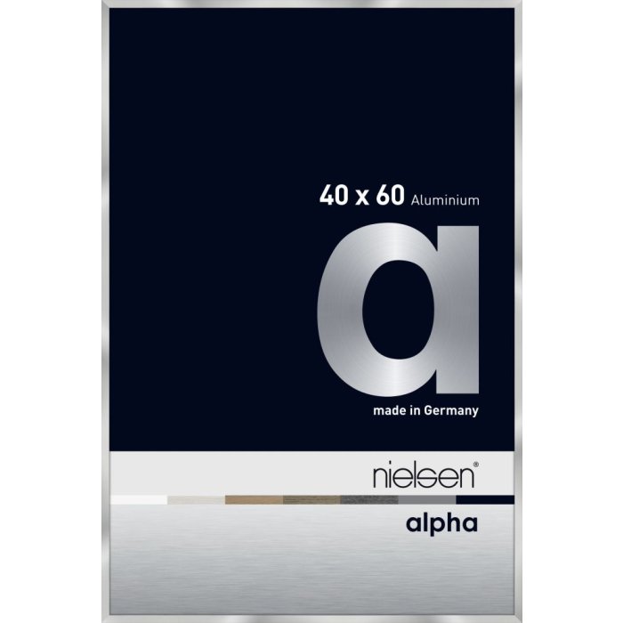 Nielsen aluminium picture frame Alpha TCSC 40x60 cm silver