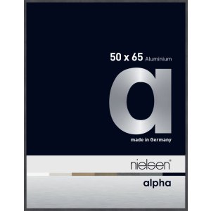 Nielsen aluminium picture frame Alpha TCSC 50x65 cm gray