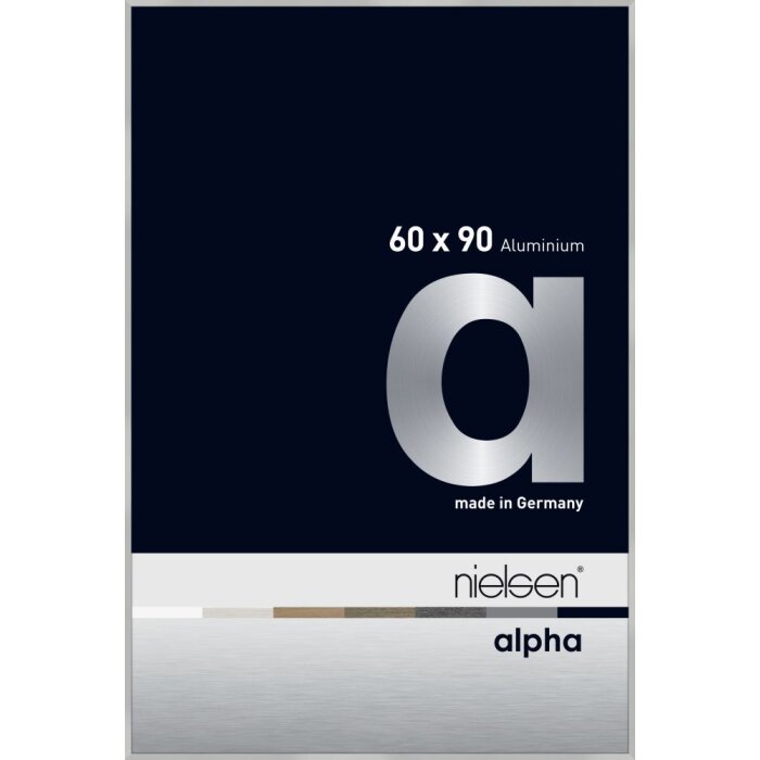 Nielsen aluminium picture frame Alpha TCSC 60x90 cm silver matt