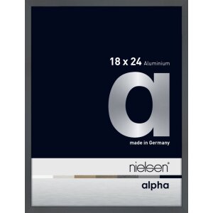 Nielsen aluminium picture frame Alpha TCSC 18x24 cm dark...