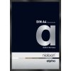 Nielsen aluminium picture frame Alpha TCSC 21x30 cm anodised shiny black